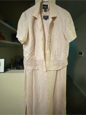 Positive Attitude Pastel Pink Women's Button Jacket